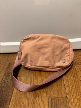 lululemon athletica Blush Pink Crossbody Belt Bag